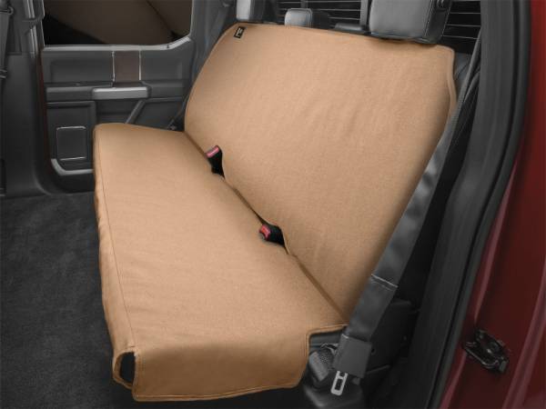 WeatherTech - WeatherTech 05-10 Dodge RAM 1500 / 07-10 Ford F-250 / 04-15 Nissan Titan Tan Rear Seat Protector | DE2030TN - Image 1