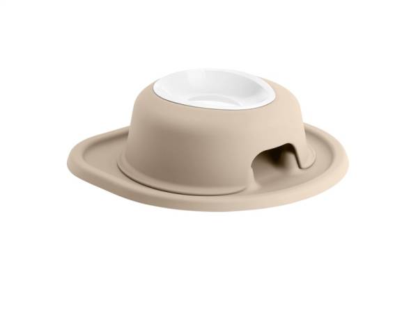 WeatherTech - WeatherTech Pet Feeding System Single High 8oz 3in. Poly Bowl - Tan | PSH0803TNTN - Image 1