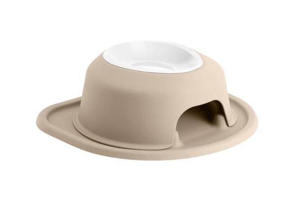 WeatherTech - WeatherTech Pet Feeding System Single High 16oz 4in. Poly Bowl - Tan | PSH1604TNTN - Image 1