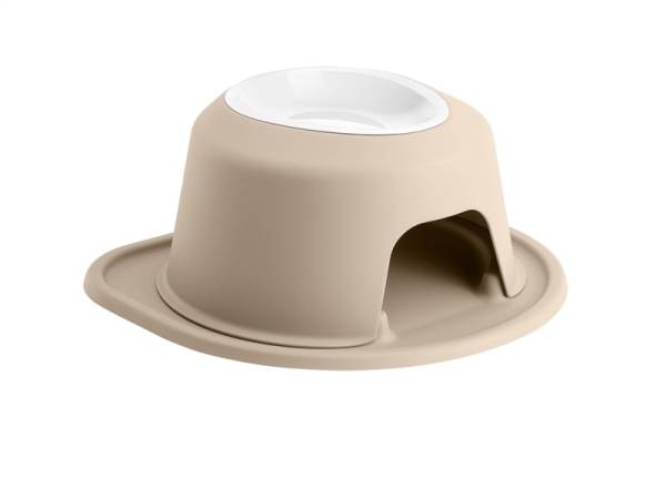 WeatherTech - WeatherTech Pet Feeding System Single High 32oz 6in. Poly Bowl - Tan | PSH3206TNTN - Image 1