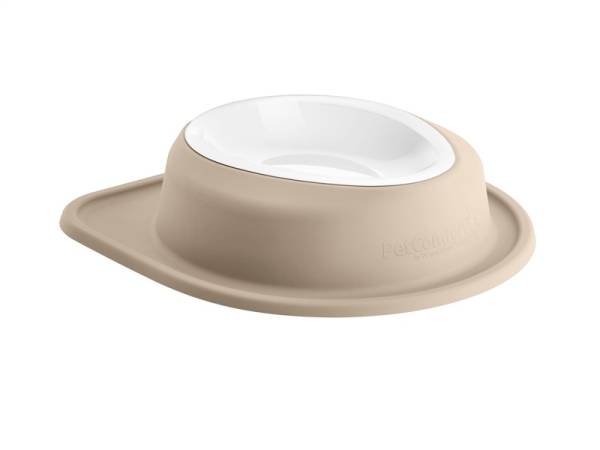 WeatherTech - WeatherTech Pet Feeding System Single Low 96oz 3in. Poly Bowl - Tan | PSL9603TN - Image 1