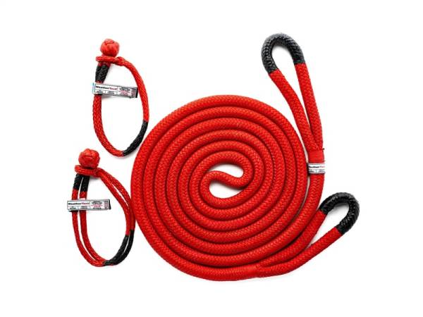 WeatherTech - WeatherTech Kinetic Recovery Rope - Red/Black | R07820PKG - Image 1