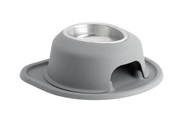 WeatherTech - WeatherTech Pet Feeding System Single High 16oz 4in. Stainless Bowl - Dark Grey | SH1604DGDG - Image 1