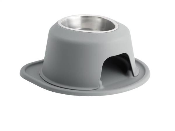 WeatherTech - WeatherTech Pet Feeding System Single High 32oz 6in. Stainless Bowl - Dark Grey | SH3206DGDG - Image 1