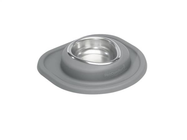 WeatherTech - WeatherTech Pet Feeding System Single Low 8oz 1in. Stainless Bowl - Dark Grey | SL0801DG - Image 1