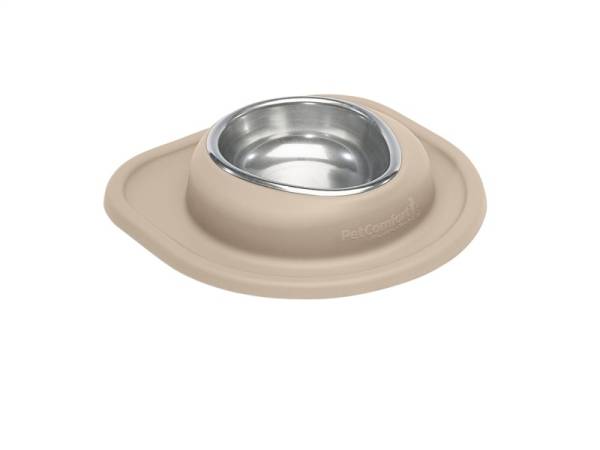 WeatherTech - WeatherTech Pet Feeding System Single Low 16oz 2in. Stainless Bowl - Tan | SL1602TN - Image 1