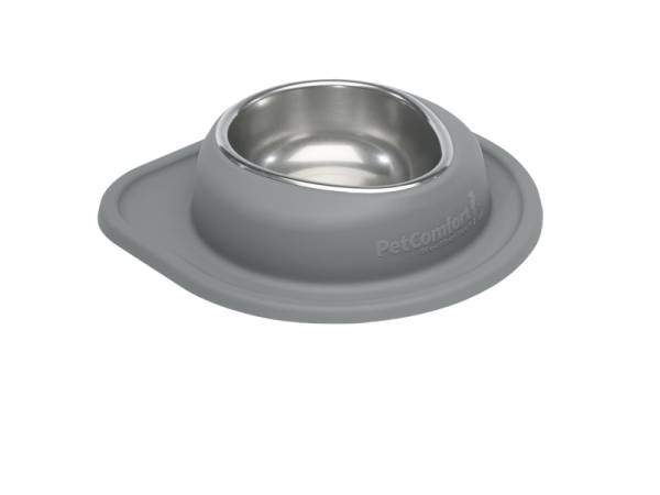 WeatherTech - WeatherTech Pet Feeding System Single Low 32oz 3in. Stainless Bowl - Dark Grey | SL3203DG - Image 1