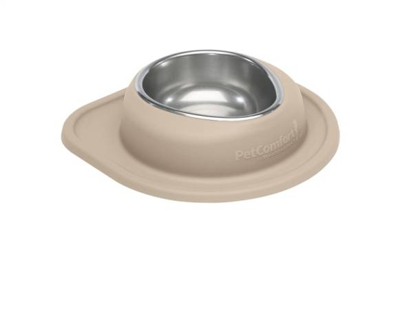 WeatherTech - WeatherTech Pet Feeding System Single Low 32oz 3in. Stainless Bowl - Tan | SL3203TN - Image 1
