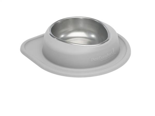 WeatherTech - WeatherTech Pet Feeding System Single Low 64oz 3in. Stainless Bowl - Light Grey | SL6403LG - Image 1
