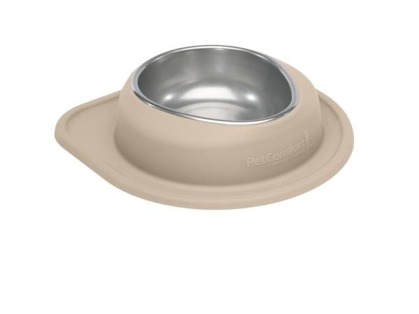 WeatherTech - WeatherTech Pet Feeding System Single Low 64oz 3in. Stainless Bowl - Tan | SL6403TN - Image 1