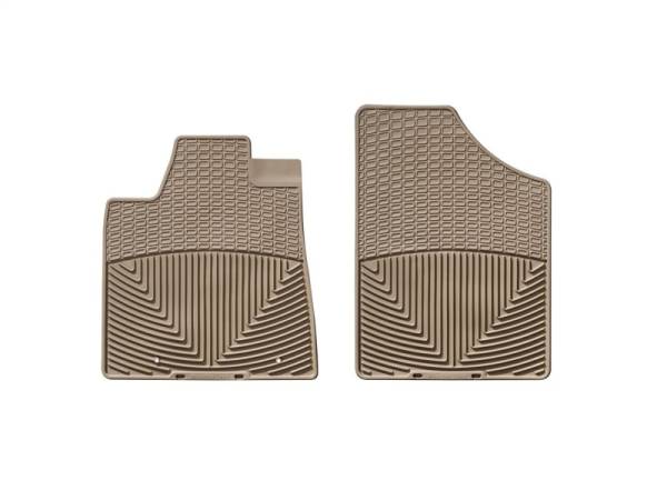 WeatherTech - WeatherTech 08-13 Toyota Highlander Front Rubber Mats - Tan | W120TN - Image 1
