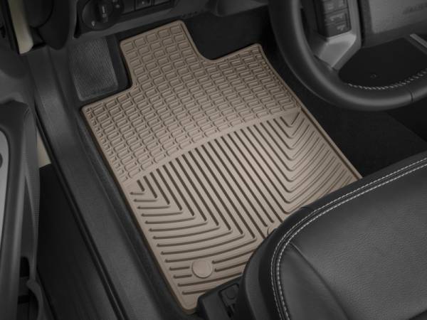 WeatherTech - Floor Mat Set FloorMat WeatherTech 07+ Ford Expedition Front and Rear Rubber Mats - Tan | W177TN-W185TN - Image 1