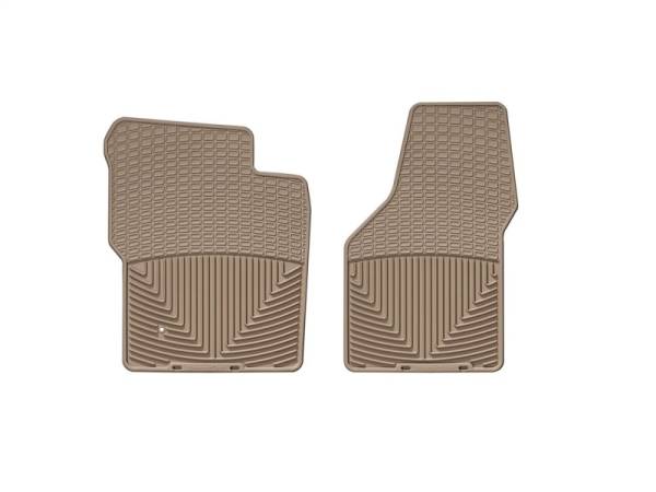 WeatherTech - WeatherTech 99-07 Ford F250 Super Duty Crew Front Rubber Mats - Tan | W19TN - Image 1