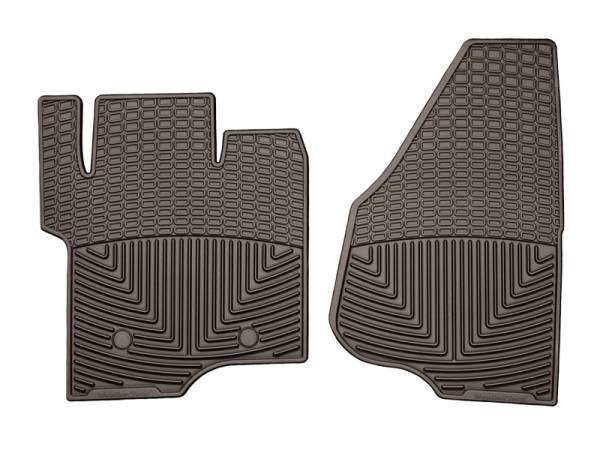 WeatherTech - WeatherTech 2011-2016 Ford F-250/F-350/F-450/F-550 Front Rubber Mats - Cocoa | W203CO - Image 1