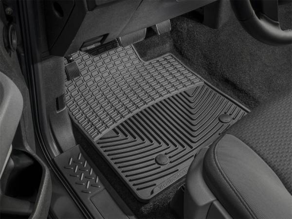 WeatherTech - Floor Mat Set FloorMat WeatherTech 11 BMW 5-Series (F10/F11) Front and Rear Rubber Mats - Black | W204-W205 - Image 1