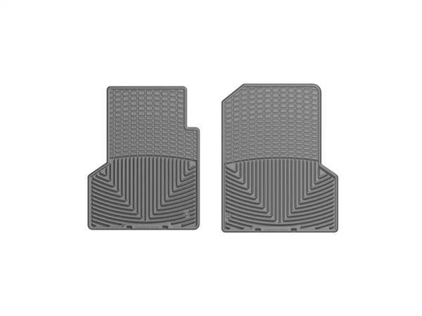 WeatherTech 97-06 Jeep Wrangler Front Rubber Mats - Grey | W224GR - Image 1