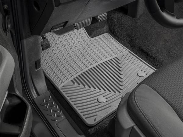 WeatherTech 99-04 Jeep Grand Cherokee Front Rubber Mats - Grey | W22GR - Image 1