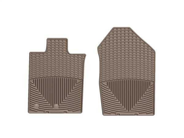 WeatherTech - WeatherTech 10+ Lincoln MKZ Front Rubber Mats - Tan | W234TN - Image 1