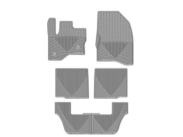 WeatherTech - Floor Mat Set FloorMat WeatherTech 09+ Ford Flex Front/Rear/and Rear Rubber Mats - Grey | W237GR-W231GR-W232GR - Image 1