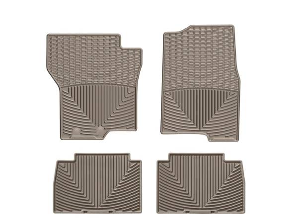 WeatherTech - Floor Mat Set FloorMat WeatherTech 07+ Ford Expeditiion Front and Rear Rubber Mats - Tan | W241TN-W185TN - Image 1
