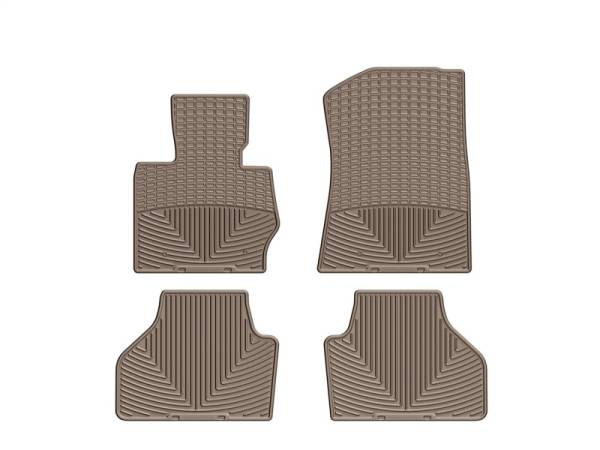 WeatherTech - Floor Mat Set FloorMat WeatherTech 11+ BMW X3 Front and Rear Rubber Mats - Tan | W258TN-W259TN - Image 1