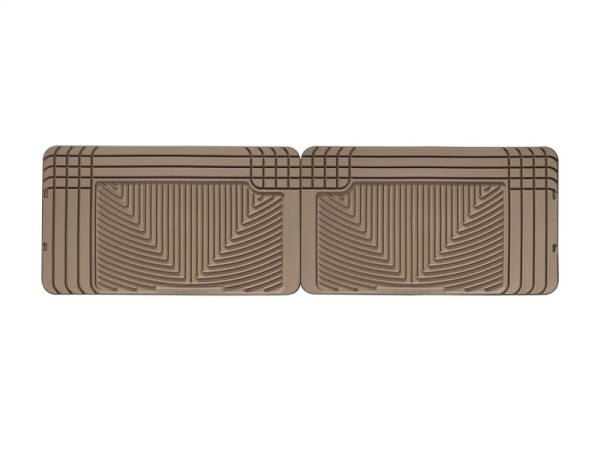 WeatherTech - WeatherTech 96 GMC Rally Van Rear Rubber Mats - Tan | W25TN - Image 1