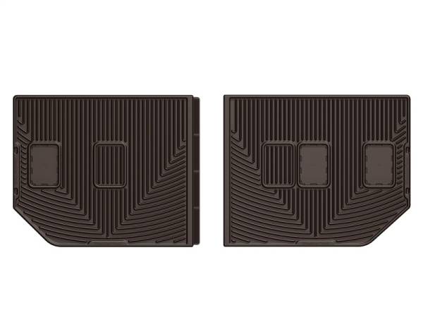 WeatherTech - WeatherTech 2007-2010 Cadillac ESV Rear Rubber Mats - Cocoa | W264CO - Image 1
