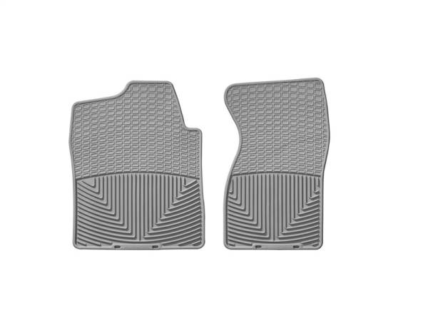 WeatherTech - WeatherTech 99-00 Chevrolet Silverado Crew Cab Front Rubber Mats - Grey | W26GR - Image 1