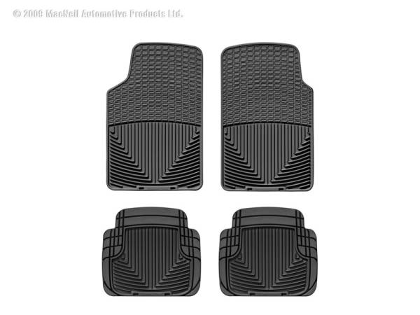 WeatherTech - Floor Mat Set FloorMat WeatherTech 98-05 Volvo C70 Front and Rear Rubber Mats - Black | W3-W50 - Image 1