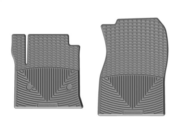 WeatherTech - WeatherTech 14+ Chevrolet Silverado Front Rubber Mats - Grey | W308GR - Image 1