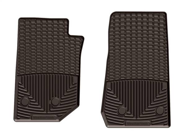WeatherTech 2014-2016 Jeep Wrangler Unlimited Front Rubber Mats - Cocoa | W321CO - Image 1