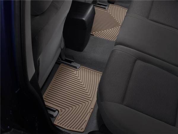 WeatherTech - Floor Mat Set FloorMat WeatherTech 02-04 Oldsmobile Bravada Front and Rear Rubber Mats - Tan | W32TN-W50TN - Image 1