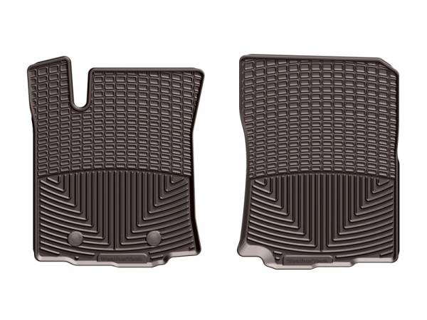 WeatherTech - WeatherTech 2016+ Toyota Tacoma Access/Double Cab (A/T Only) Front Rubber Mats - Cocoa | W377CO - Image 1