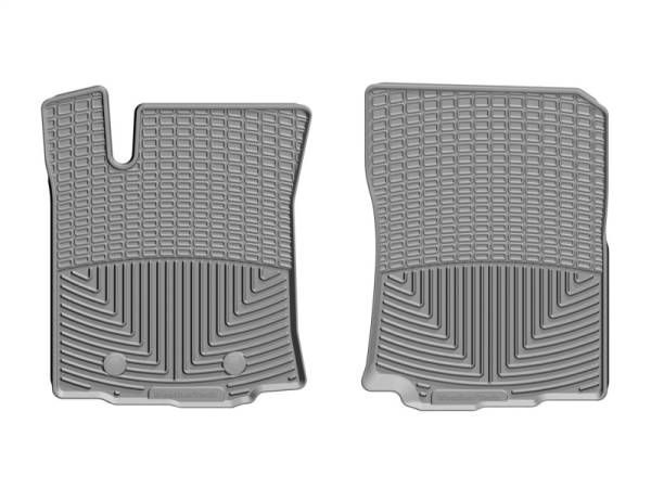 WeatherTech - WeatherTech 2016+ Toyota Tacoma Access/Double Cab (A/T Only) Front Rubber Mats - Grey | W377GR - Image 1