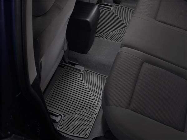 WeatherTech - Floor Mat Set FloorMat WeatherTech 00-06 Lincoln LS Front and Rear Rubber Mats - Black | W39-W50 - Image 1