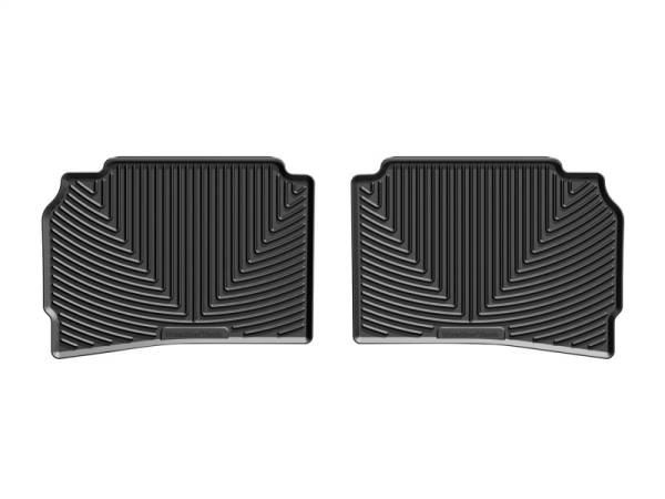 WeatherTech - WeatherTech 2016+ Chevrolet Malibu Rear Rubber Mats - Black | W398 - Image 1