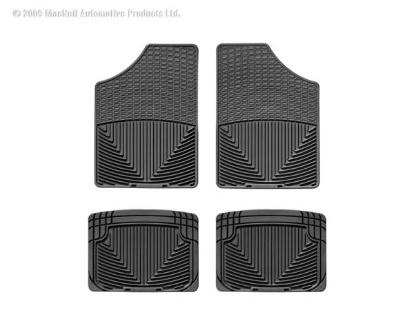 WeatherTech - Floor Mat Set FloorMat WeatherTech 71-82 Bentley Corniche Front and Rear Rubber Mats - Black | W4-W20 - Image 1
