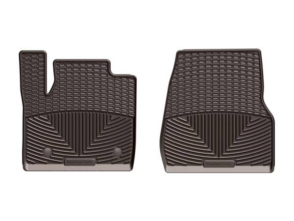 WeatherTech - WeatherTech 2017+ Ford F-250/F-350/F-450/F-550 Front Rubber Mats - Cocoa | W407CO - Image 1