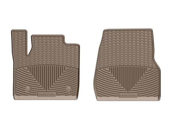 WeatherTech - WeatherTech 2017+ Ford F-250/F-350/F-450/F-550 Front Rubber Mats - Tan | W407TN - Image 1