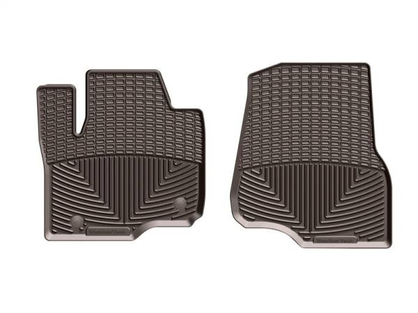 WeatherTech - WeatherTech 2017+ Ford F-250/F-350/F-450/F550 (Crew Cab & SuperCab) Front Rubber Mats - Cocoa | W408CO - Image 1