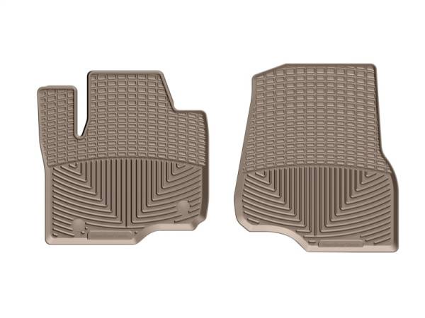 WeatherTech - WeatherTech 2017+ Ford F-250/F-350/F-450/F550 (Crew Cab & SuperCab) Front Rubber Mats - Tan | W408TN - Image 1