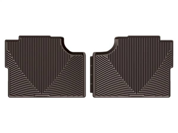 WeatherTech - WeatherTech 17+ Ford F-250 / F-350 / F-450 / F-550 Crew Cab Rear Rubber Mats - Cocoa | W409CO - Image 1