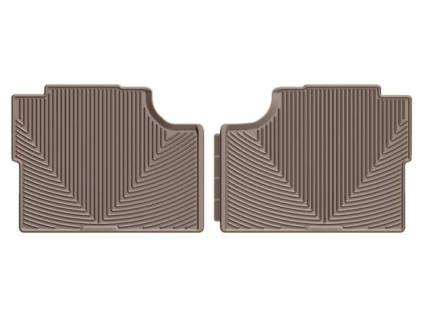 WeatherTech - WeatherTech 17+ Ford F-250 / F-350 / F-450 / F-550 Crew Cab Rear Rubber Mats - Tan | W409TN - Image 1