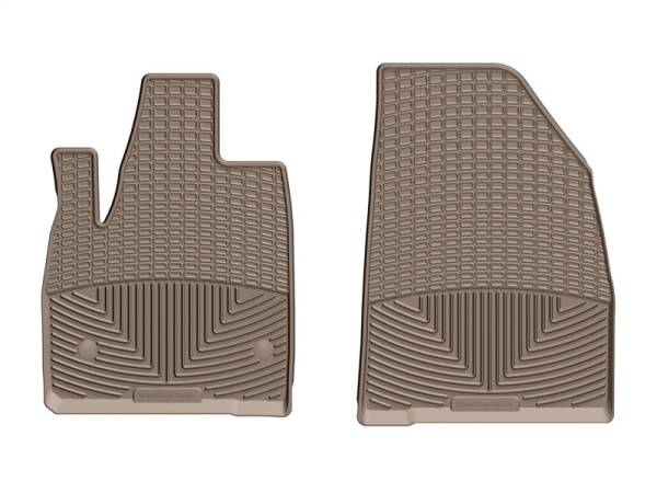 WeatherTech - WeatherTech 2017+ GMC Acadia/Acadia Denali Front Rubber Mats - Tan | W418TN - Image 1