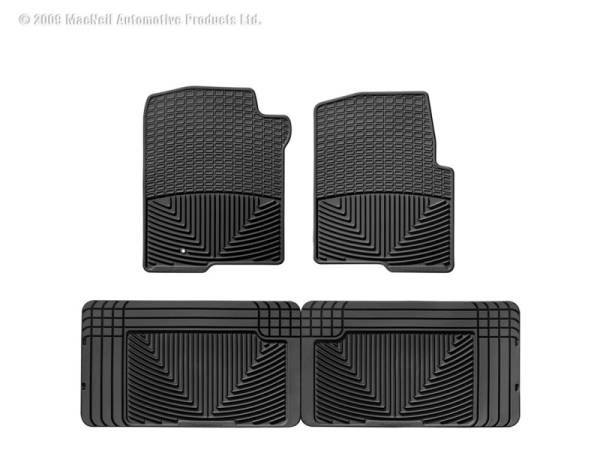 WeatherTech - Floor Mat Set FloorMat WeatherTech 04 Ford F-150 Front and Rear Rubber Mats - Black | W42-W25 - Image 1