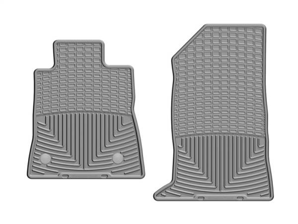 WeatherTech - WeatherTech 2016 + Chevrolet Camaro Front Rubber Mats - Grey | W437GR - Image 1