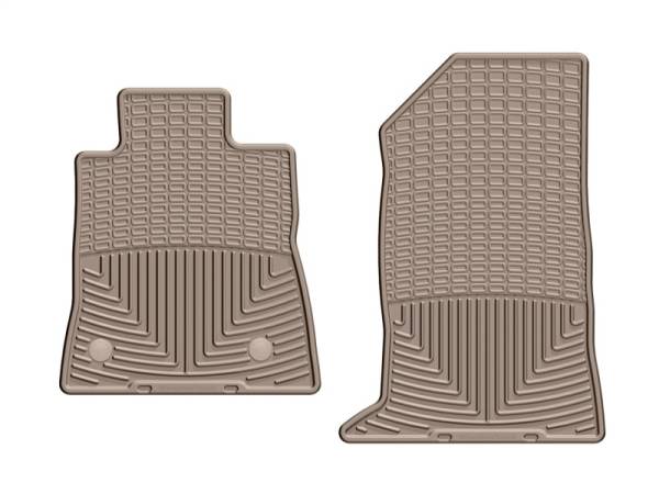 WeatherTech - WeatherTech 2016 + Chevrolet Camaro Front Rubber Mats - Tan | W437TN - Image 1