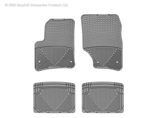 WeatherTech - Floor Mat Set FloorMat WeatherTech 03-10 Porsche Cayenne Front and Rear Rubber Mats - Grey | W46GR-W20GR - Image 1