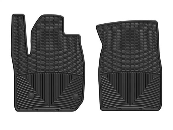 WeatherTech - WeatherTech 2019+ GM Truck 1500/2500HD/3500HD Reg Cab w/Carpeted Floors Front Rubber Mats - Black | W510 - Image 1