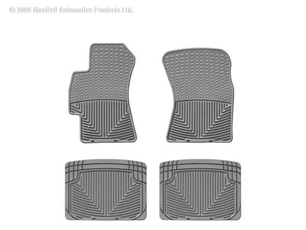 WeatherTech - Floor Mat Set FloorMat WeatherTech 92-98 Subaru SVX Front and Rear Rubber Mats - Grey | W52GR-W20GR - Image 1